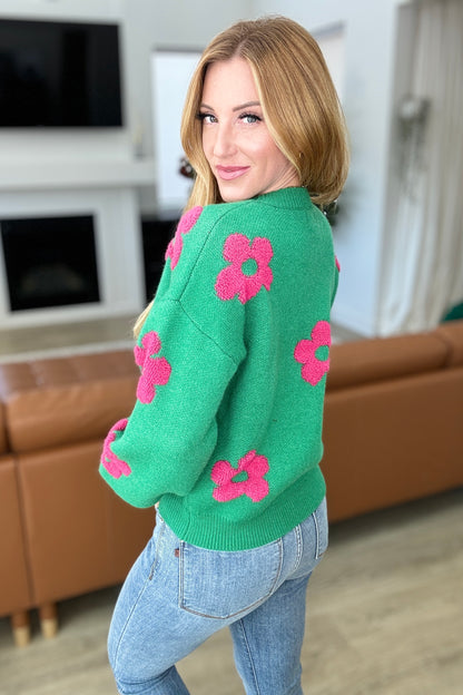 Bloom With Grace Tufted Sweater