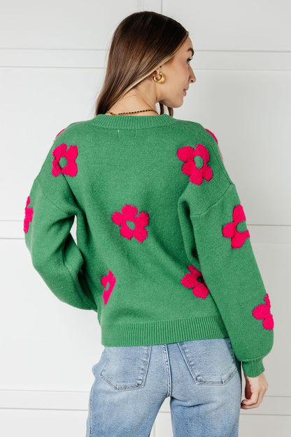 Bloom With Grace Tufted Sweater