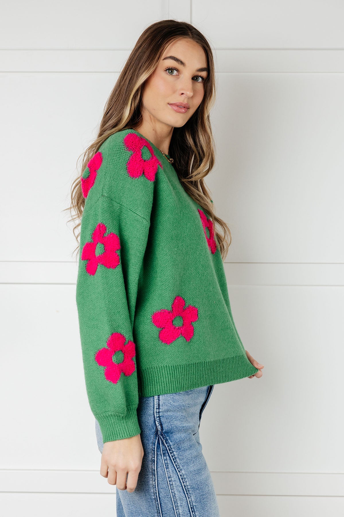 Bloom With Grace Tufted Sweater