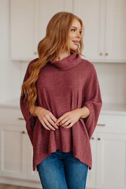 Dreamy Drape Cowl Poncho