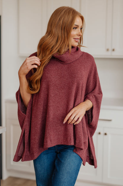 Dreamy Drape Cowl Poncho