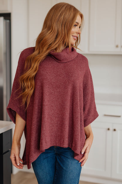 Dreamy Drape Cowl Poncho