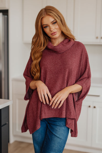 Dreamy Drape Cowl Poncho