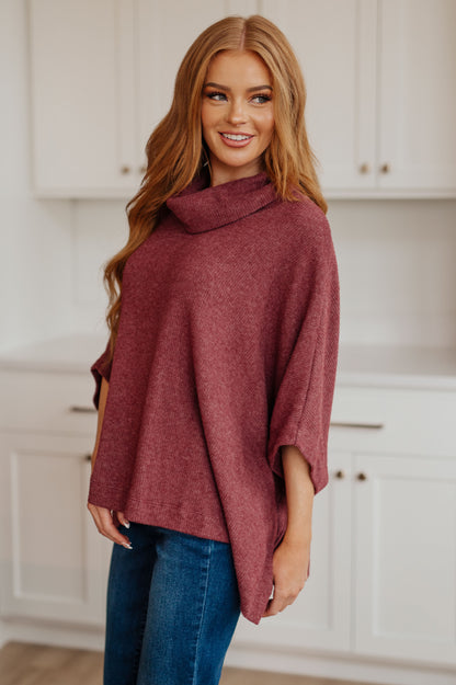 Dreamy Drape Cowl Poncho