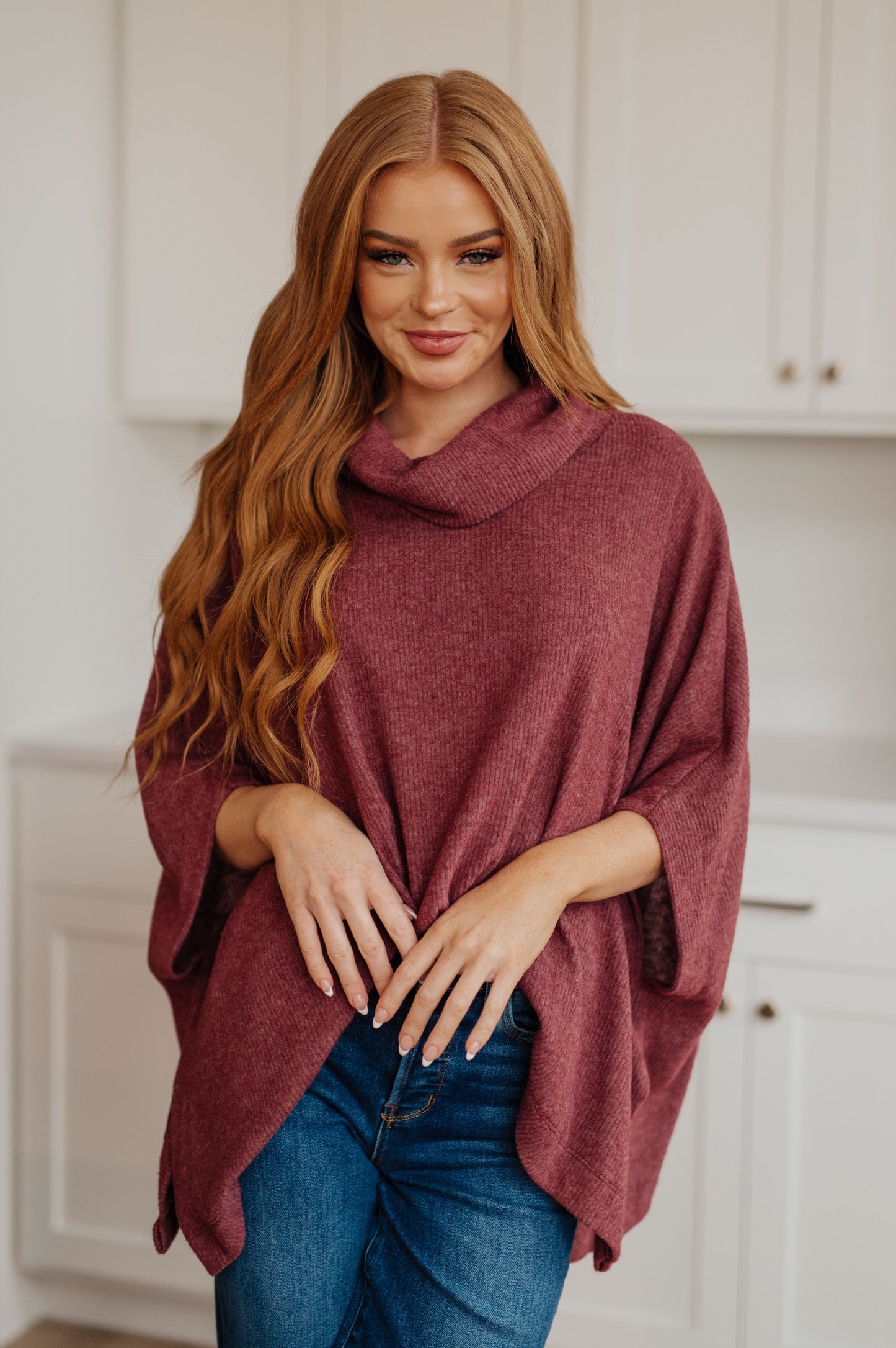 Dreamy Drape Cowl Poncho