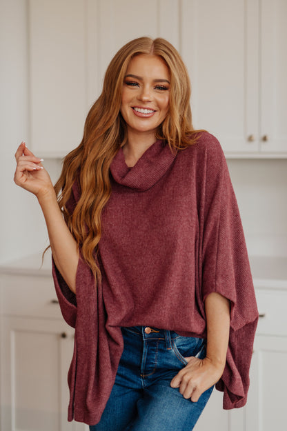 Dreamy Drape Cowl Poncho