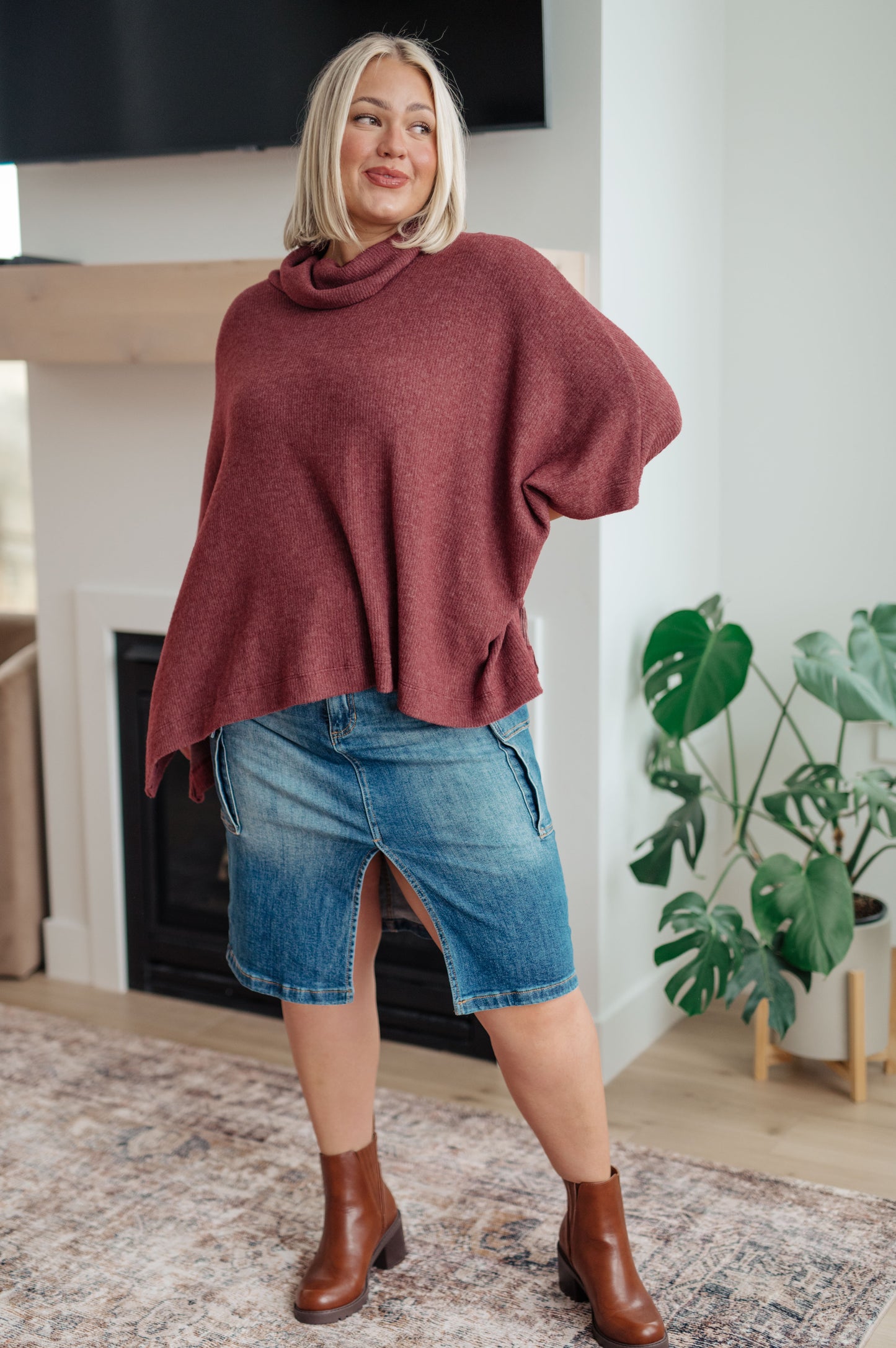 Dreamy Drape Cowl Poncho