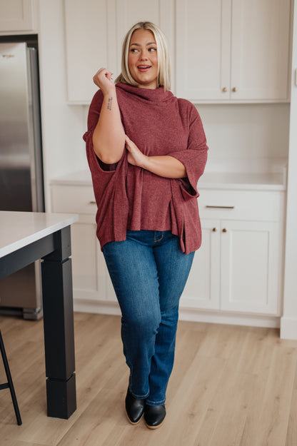 Dreamy Drape Cowl Poncho