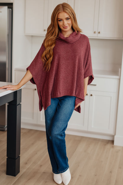 Dreamy Drape Cowl Poncho