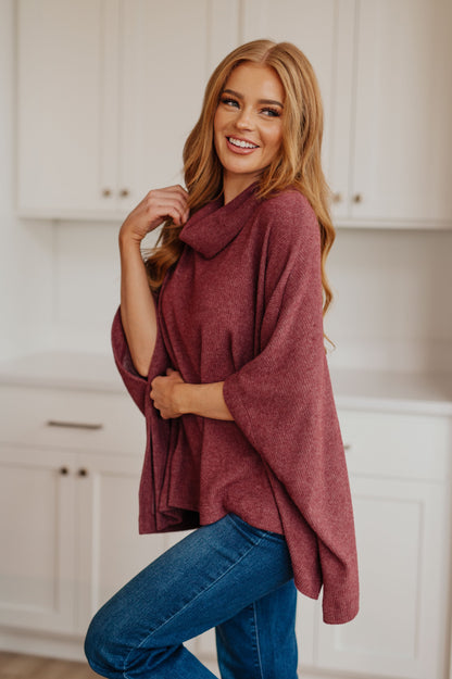 Dreamy Drape Cowl Poncho