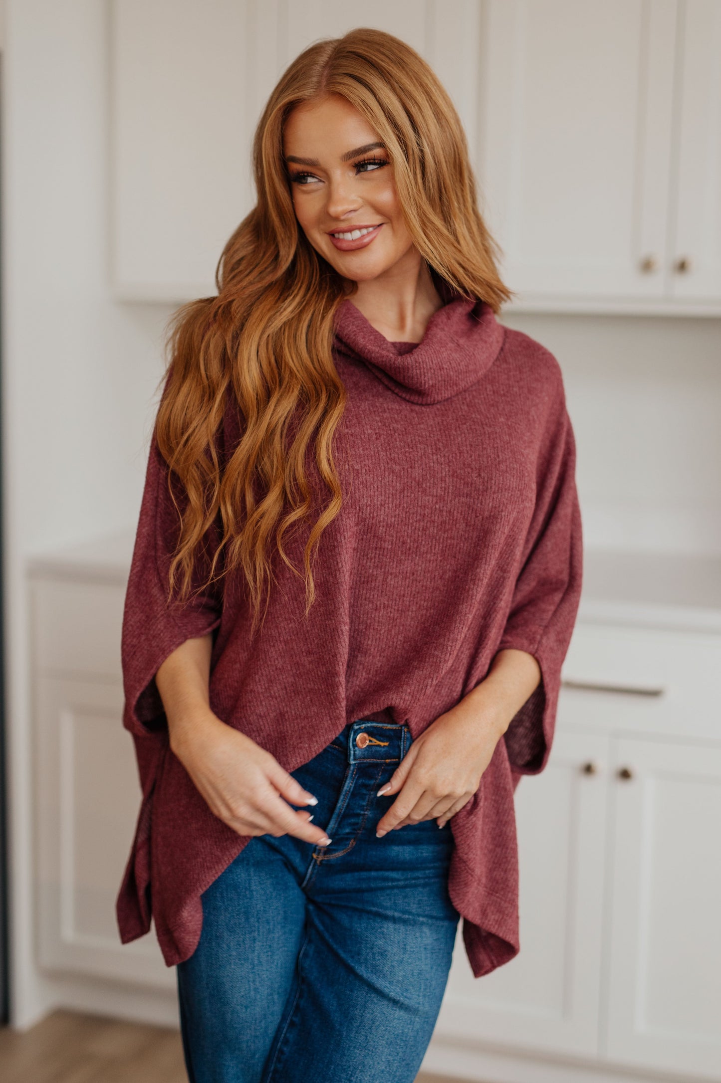 Dreamy Drape Cowl Poncho