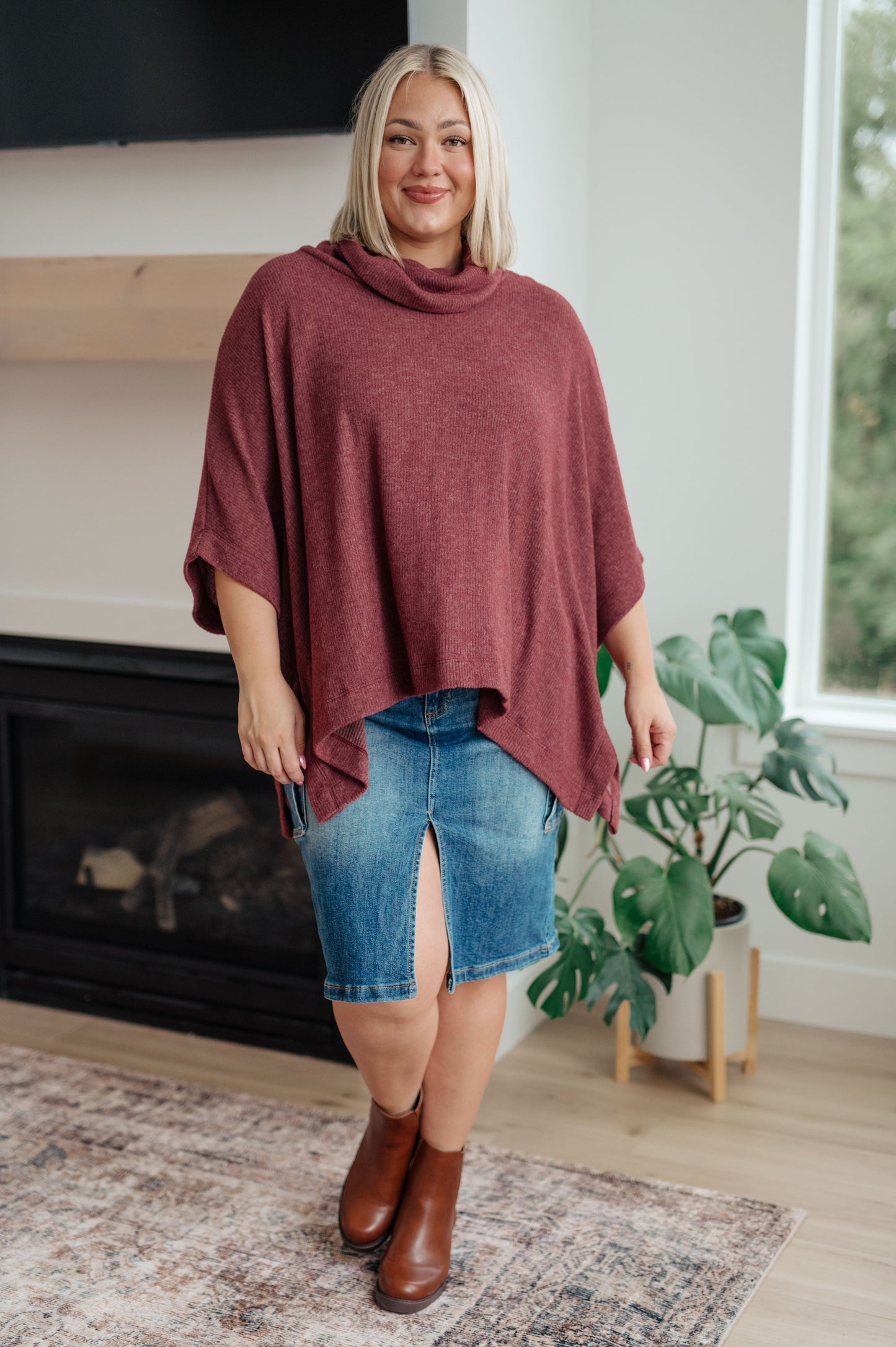 Dreamy Drape Cowl Poncho