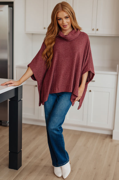 Dreamy Drape Cowl Poncho