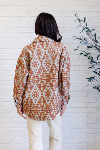 Sierra Sunset Aztec Shacket