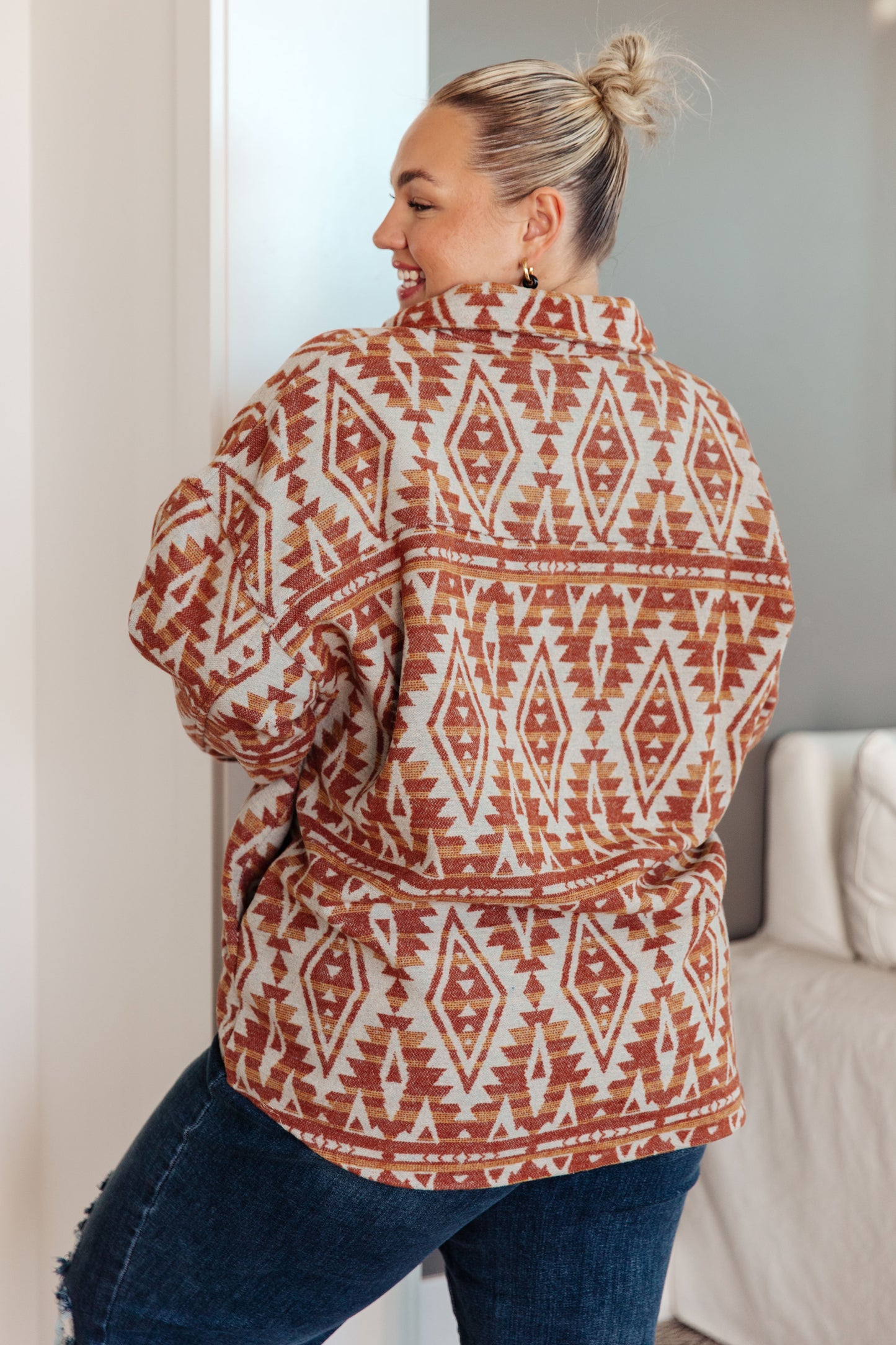 Sierra Sunset Aztec Shacket