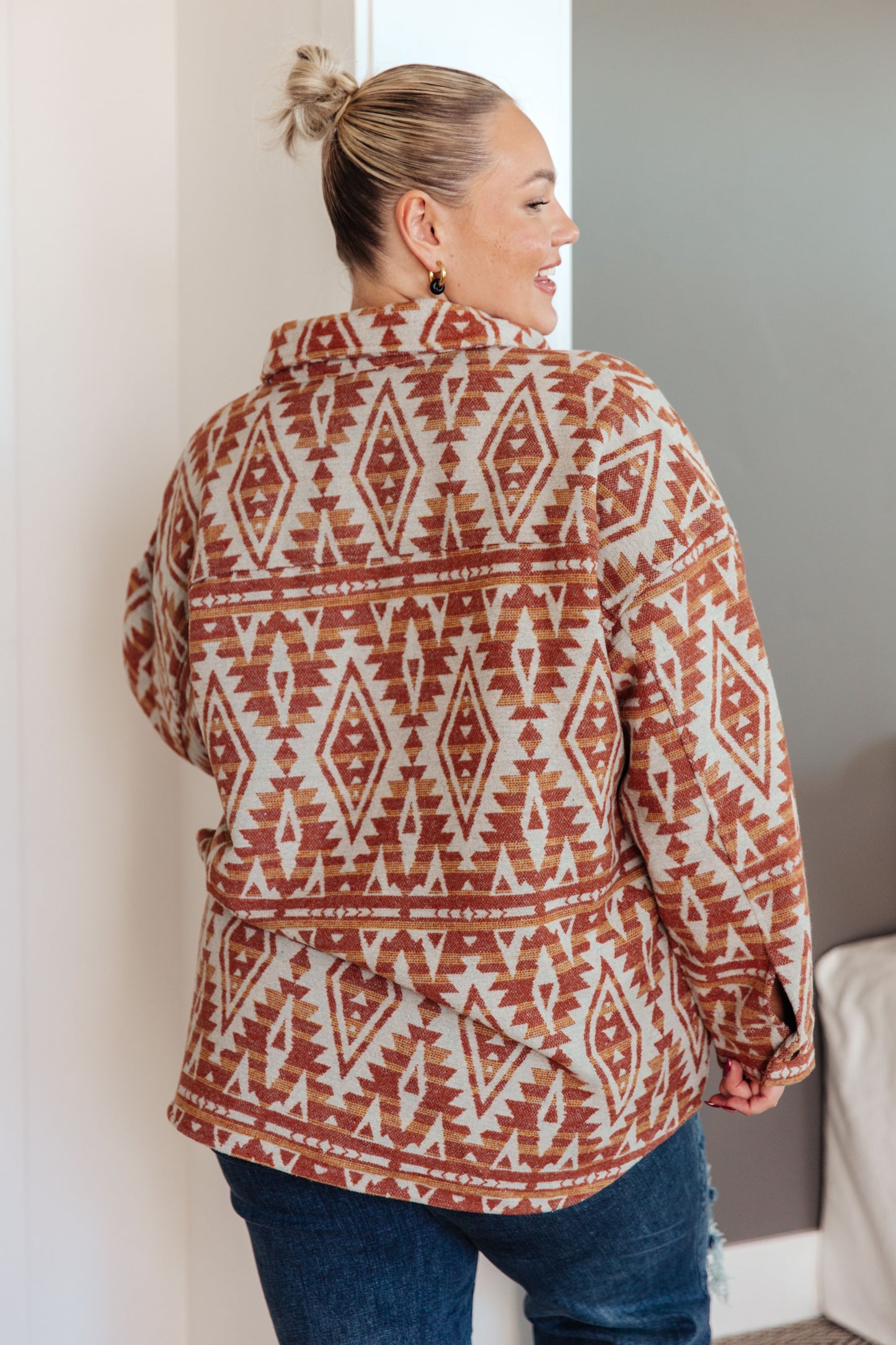 Sierra Sunset Aztec Shacket