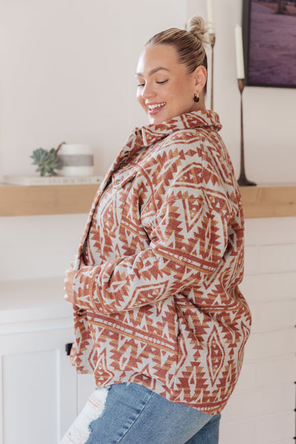 Sierra Sunset Aztec Shacket