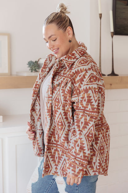 Sierra Sunset Aztec Shacket