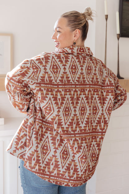 Sierra Sunset Aztec Shacket