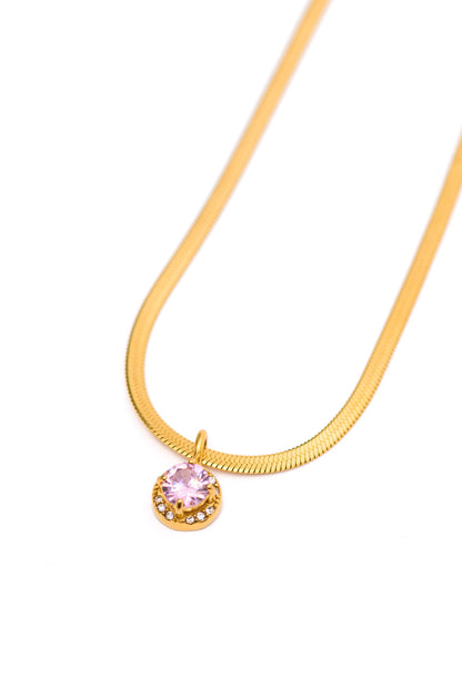 Radiant Rose Gold Necklace - Redtop