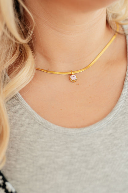 Radiant Rose Gold Necklace - Redtop