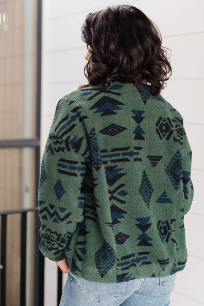 Summit Views Geometric Fleece Jacket