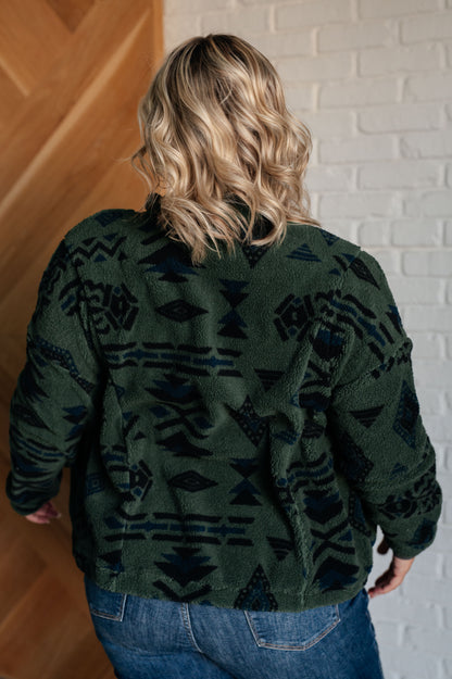 Summit Views Geometric Fleece Jacket