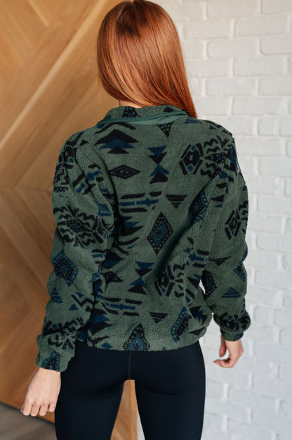 Summit Views Geometric Fleece Jacket