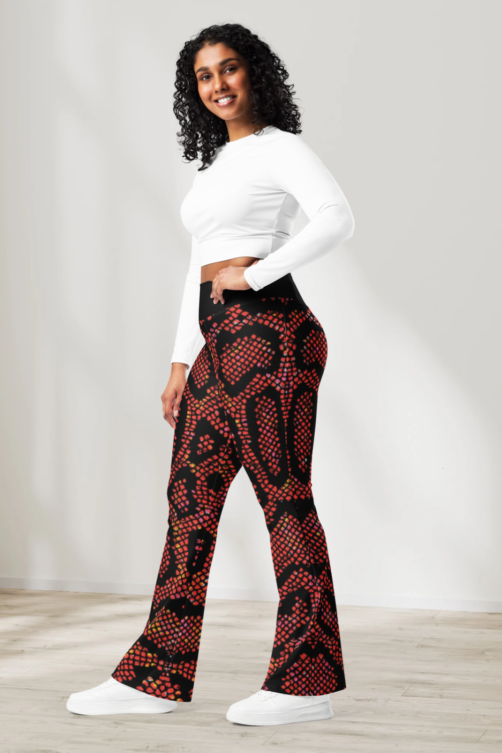 Wild Nights High-Waist Flare Leggings