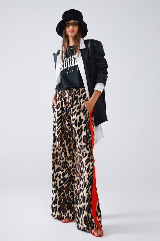 Fierce & Bold Leopard Stripe Pants