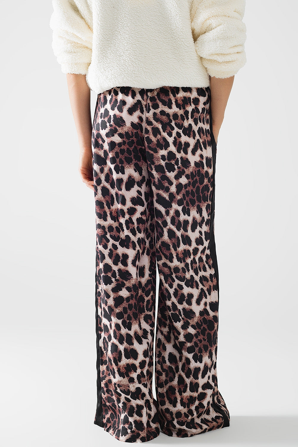 Satin Edge Leopard Lounge Pants