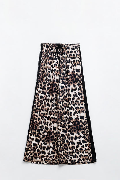 Satin Edge Leopard Lounge Pants