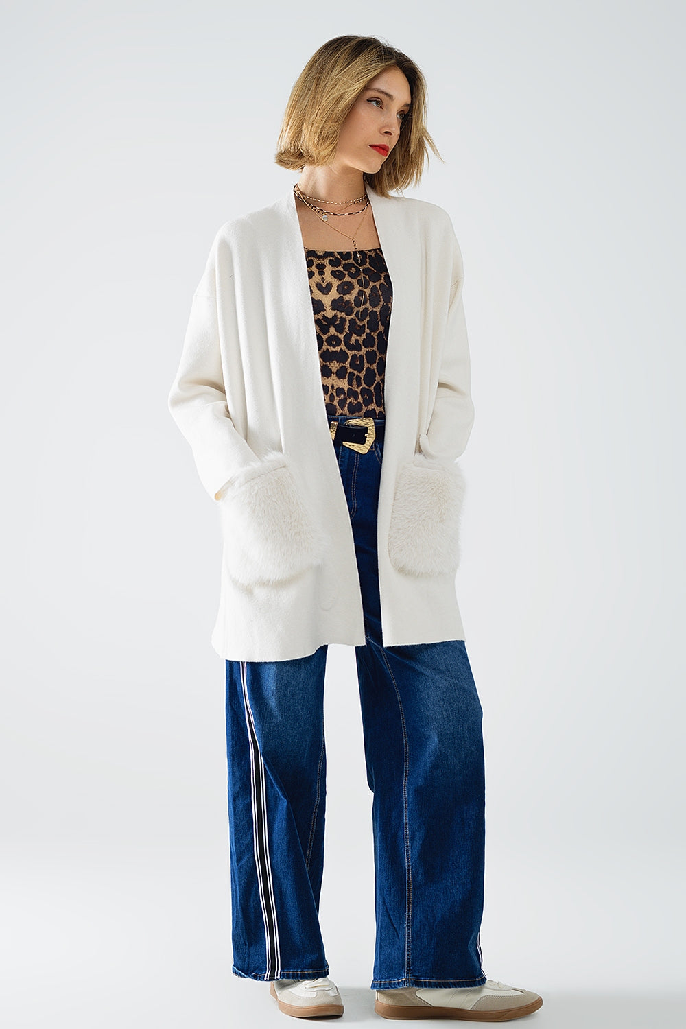 Cozy Luxe Cream Knit Cardigan