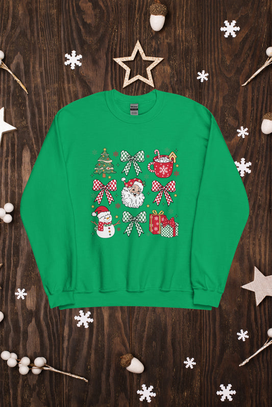 Irish Green Santa Sweatshirt