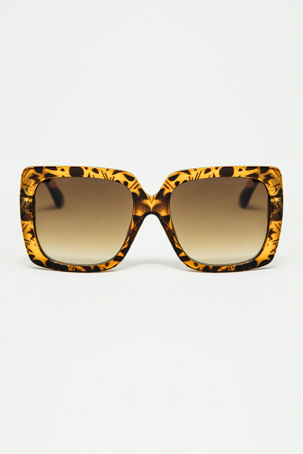 Wild Elegance Oversized Square Sunglasses