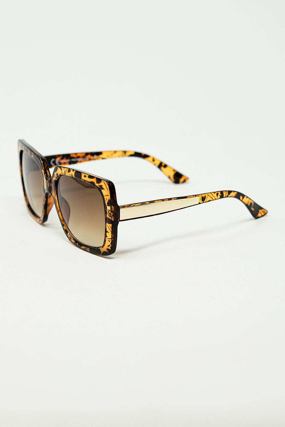 Wild Elegance Oversized Square Sunglasses