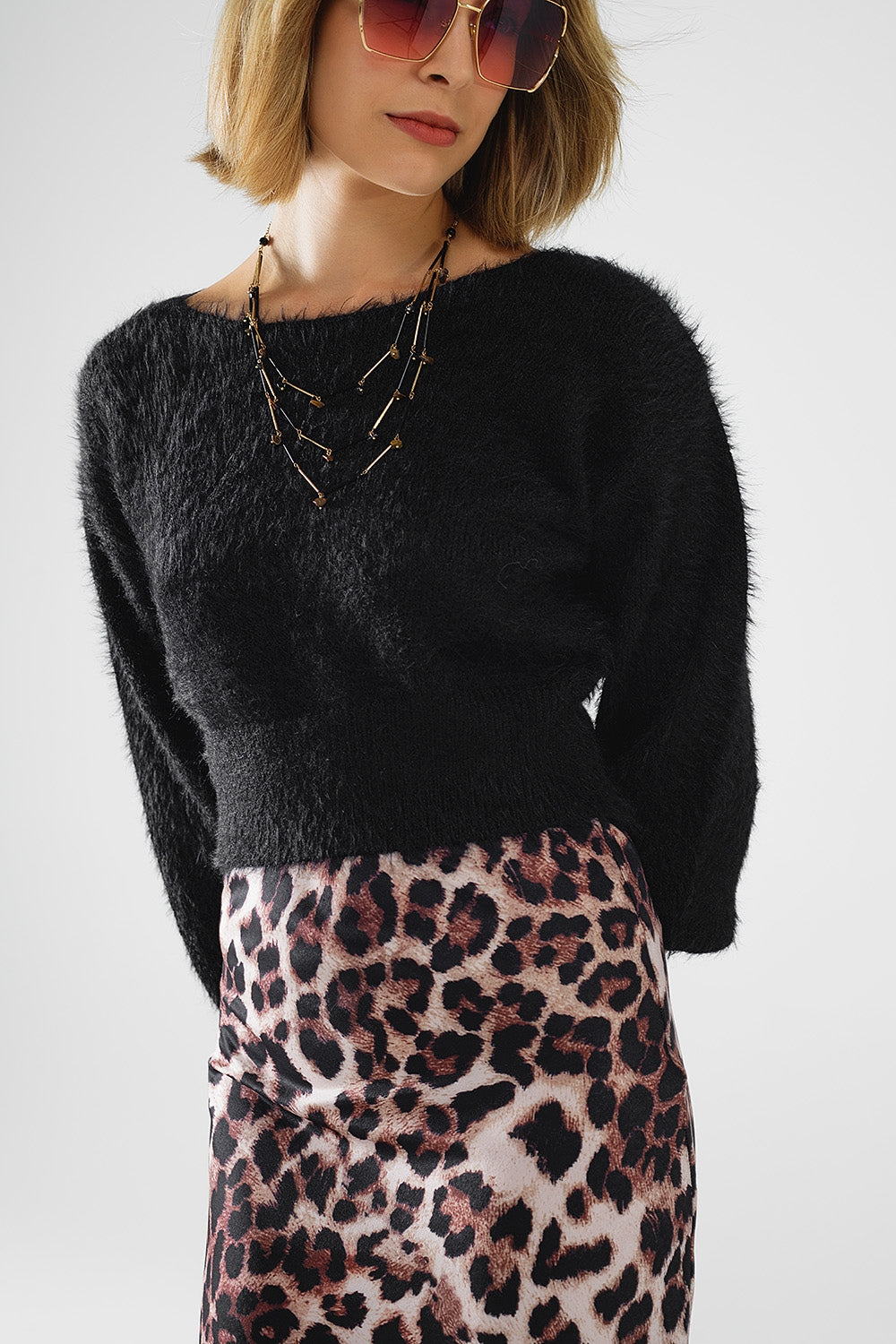 Velvet Sky Cropped Sweater