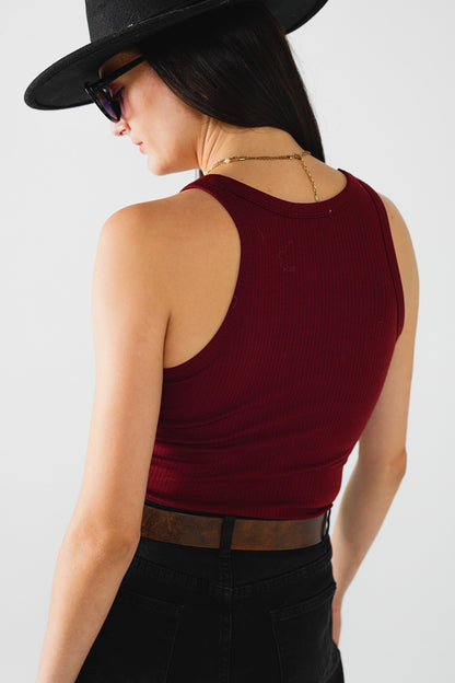 Essential Ribbed Tank Top