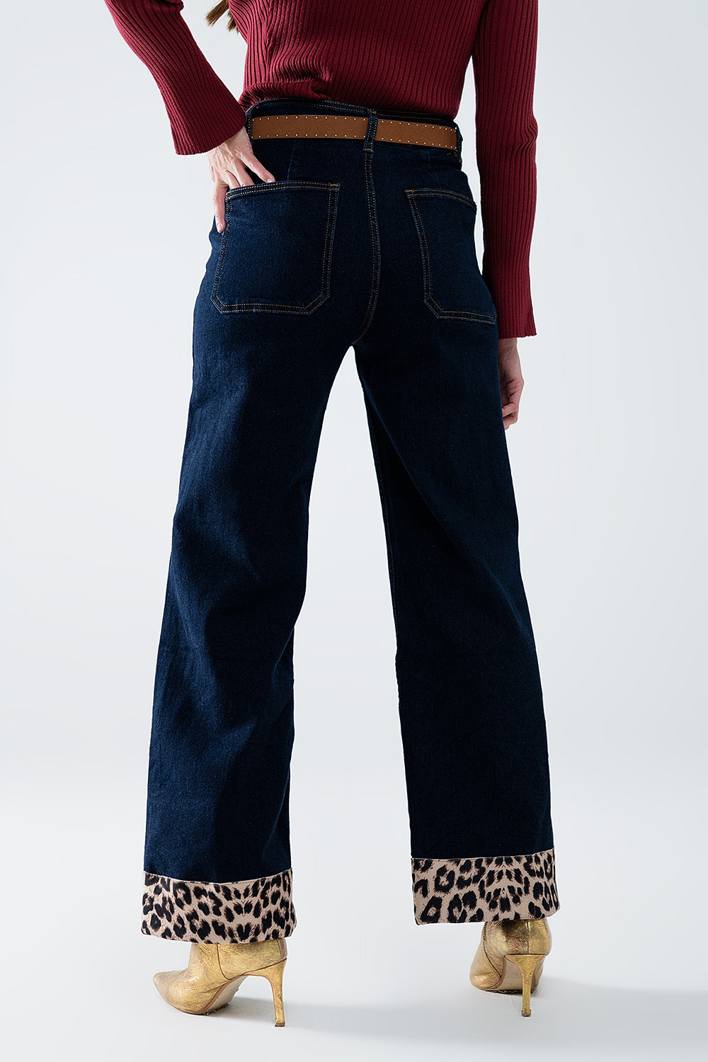 Wild Edge Wide-Leg Jeans