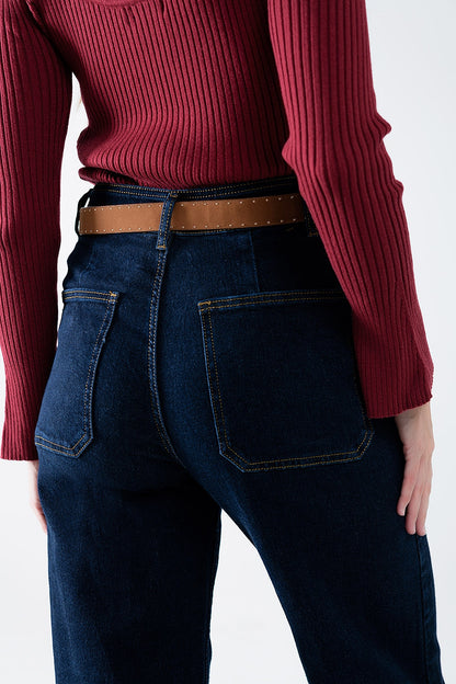 Wild Edge Wide-Leg Jeans