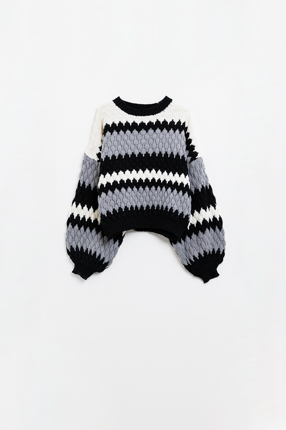 Midnight Waves Oversized Sweater