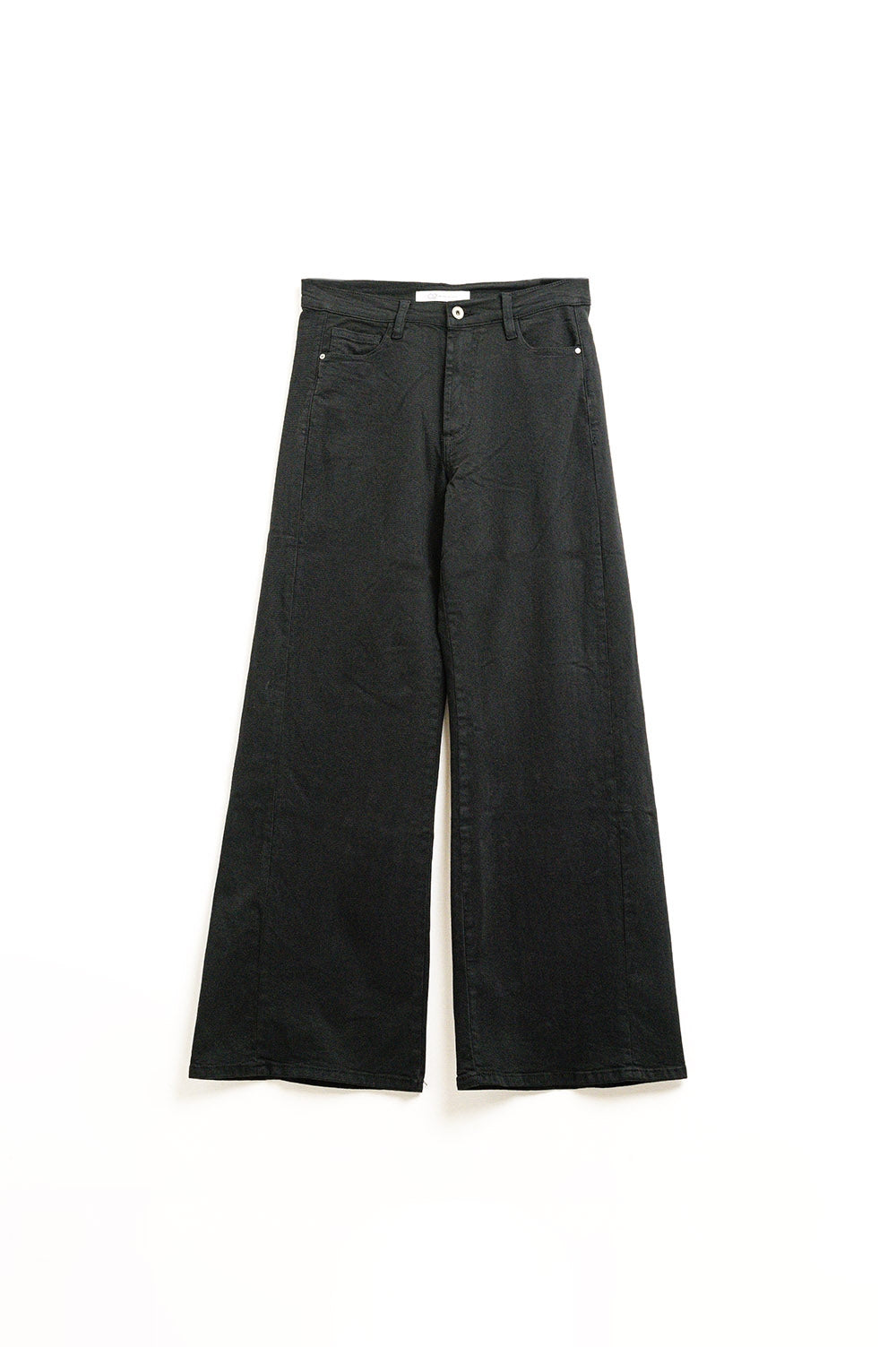 Vintage Vibes Black Wide-Leg Trousers