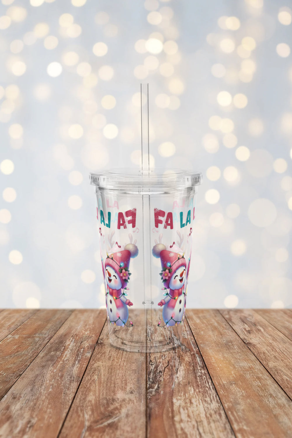 Frosted Cheer Tumbler