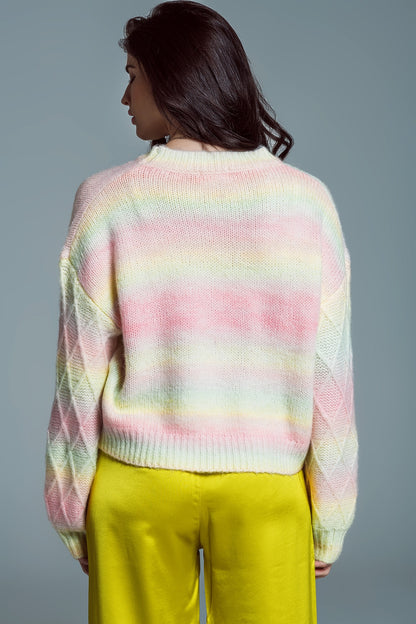 Soft Horizon Ombre Knit Sweater