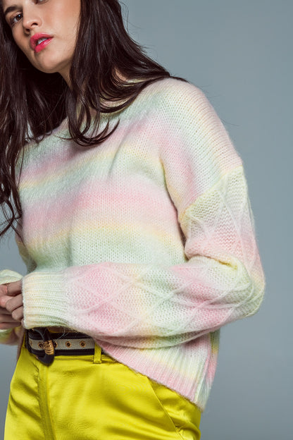 Soft Horizon Ombre Knit Sweater