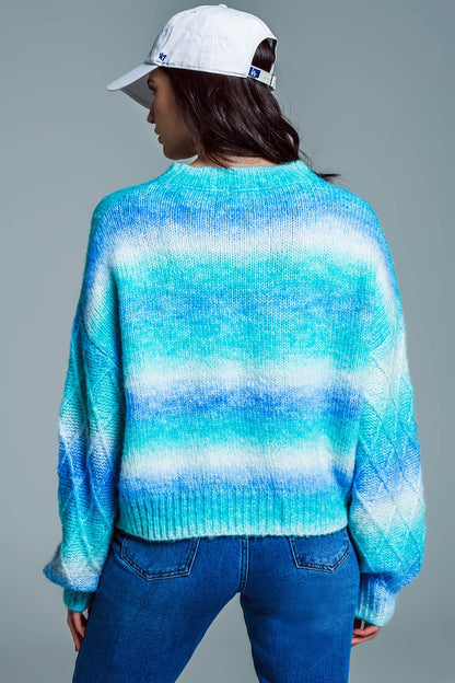 Soft Horizon Ombre Knit Sweater