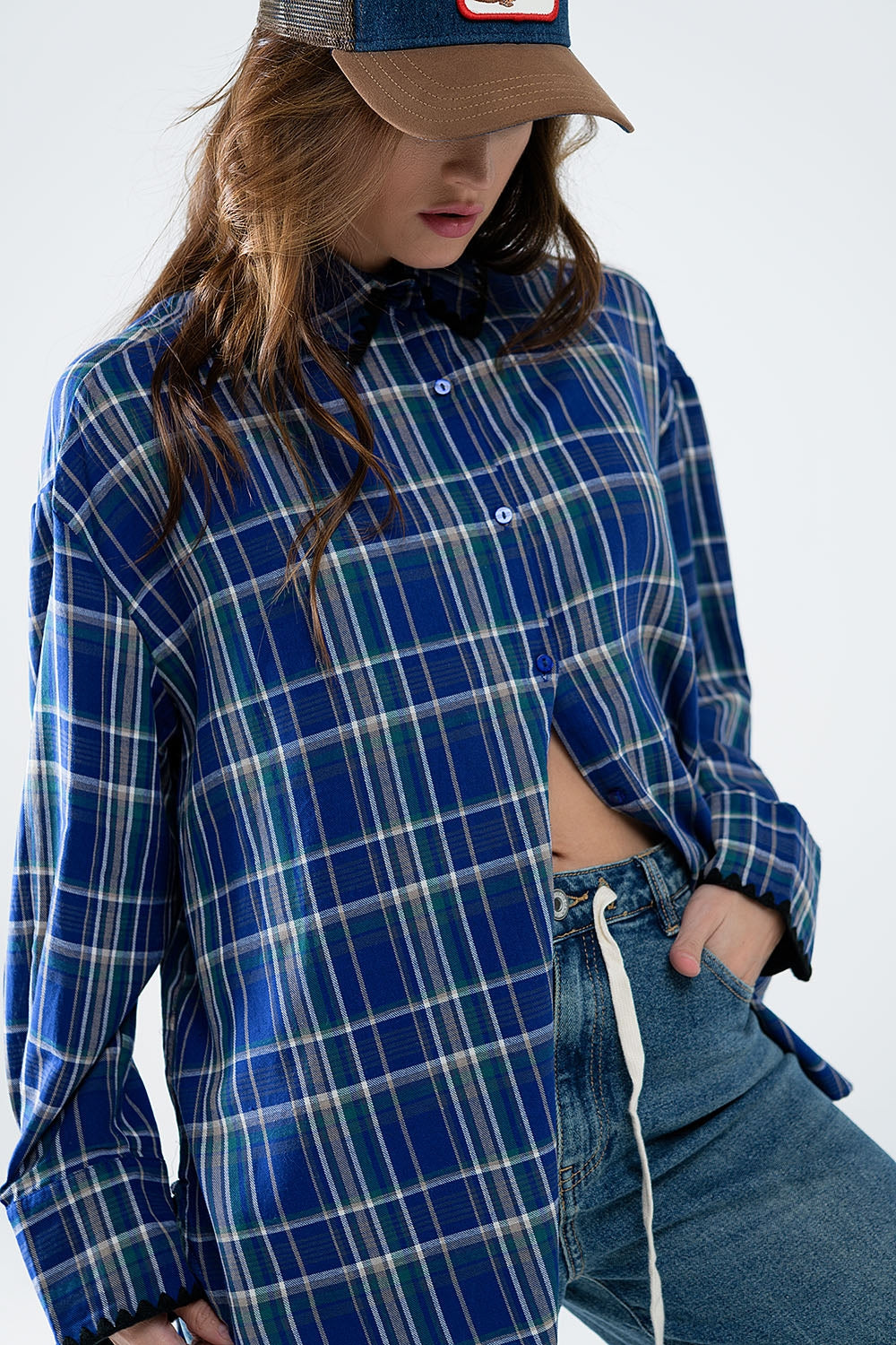 Evergreen Plaid Oversized Shirt