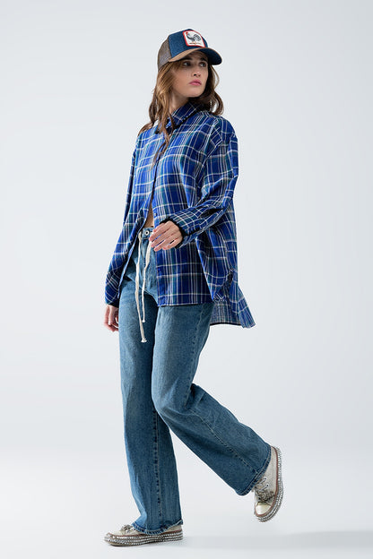 Evergreen Plaid Oversized Shirt