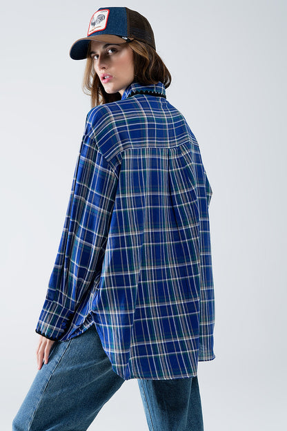 Evergreen Plaid Oversized Shirt