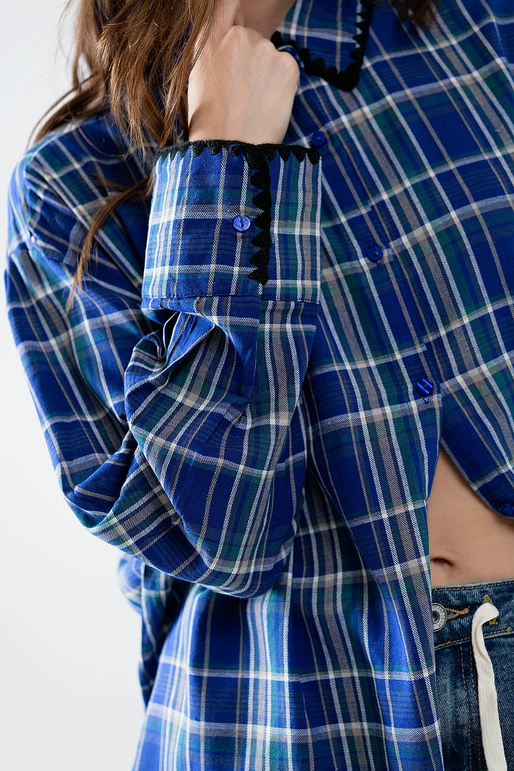 Evergreen Plaid Oversized Shirt